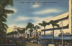 "Lincoln Road," Fashion Center of the Tropics Postcard