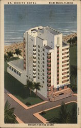 St. Moritz Hotel Miami Beach, FL Postcard Postcard Postcard