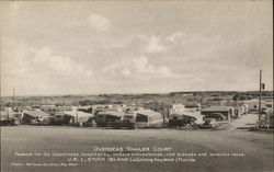 Overseas Trailer Court Postcard