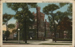 Mrs. Potter Palmer's Residence Chicago, IL Postcard Postcard Postcard