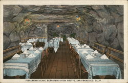 Fisherman's Cave, Bernstein's Fish Grotto San Francisco, CA Postcard Postcard Postcard