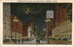 Washington Blvd. by Moonlight Postcard