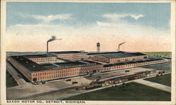 Saxon Motor Co. Detroit, MI Postcard Postcard Postcard