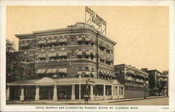 Hotel Murphy and Clementine Mineral Baths Postcard