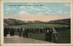 Ferry Field, University of Michigan Postcard