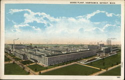 Dodge Plant, Hamtramck Detroit, MI Postcard Postcard Postcard