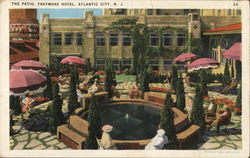 The Patio, Traymore Hotel Postcard