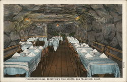 Fisherman's Cave, Bernstein's Fish Grotto San Francisco, CA Postcard Postcard Postcard