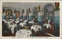 Spanish Dining Room, Glenwood Mission Inn Postcard