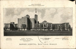 Mallingkrodt Institute of Radiology, Barnes Hospital St. Louis, MO Postcard Postcard Postcard