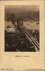 Brooklyn Bridge Postcard