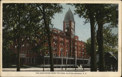 The Sanitarium From the Park Clifton Springs, NY Postcard Postcard Postcard