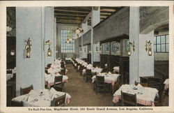 Ye-Bull-Pen-Inn, Mayflower Hotel, 535 South Grand Avenue Postcard