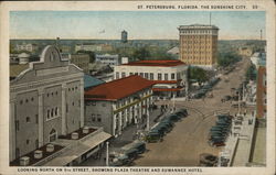 Looking North on 5th Street St. Petersburg, FL Postcard Postcard Postcard