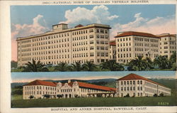 NATIONAL HOME OF DISABLED VETERAN SOLDIERS, Sawtelle Los Angeles, CA Postcard Postcard Postcard