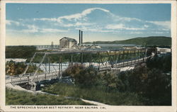 The Spreckels Sugar Beet Refinery Postcard