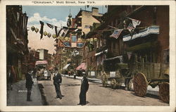 Chinatown, Mott Street New York City, NY Postcard Postcard Postcard