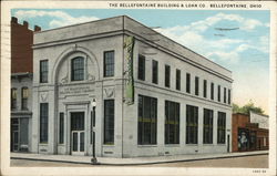 The Bellefontaine Building & Loan Co. Ohio Postcard Postcard Postcard