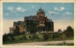 Odd Fellows Home Worcester, MA Postcard Postcard Postcard