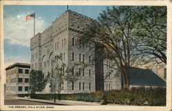 The Armory Fall River, MA Postcard Postcard Postcard