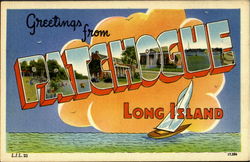 Greetings From Patchogue Long Island, NY Postcard Postcard