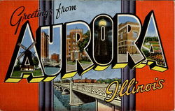 Greetings From Aurora Postcard