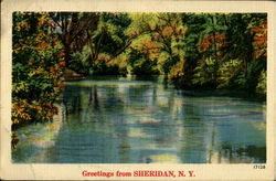 Greetings From Sheridan Postcard