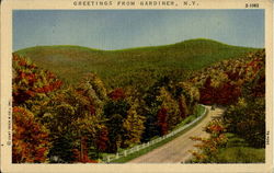 Greetings From Gardiner New York Postcard Postcard