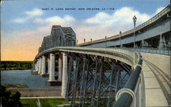 Huey P. Long Bridge New Orleans, LA Postcard Postcard