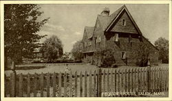 Pequot House Salem, MA Postcard Postcard