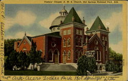 Visitors Chapel A. M. E. Church, Hot Springs National Park Postcard