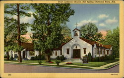 First Lutheran Church Postcard