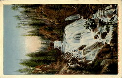 Kepler Cascades , Yellowstone Park Postcard