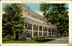 The Indian Queen Hotel Stroudsburg, PA Postcard Postcard