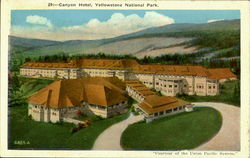 Canyon Hotel, Yellowstone National Park Postcard Postcard