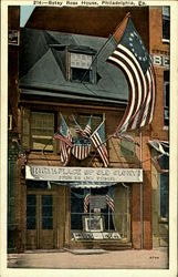 Betsy Ross House Philadelphia, PA Postcard Postcard