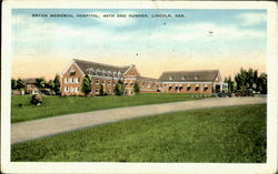 Bryan Memorial Hospital, 48th And Sumner Lincoln, NE Postcard Postcard