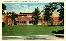 St. Catherine's Hospital, 811 Forest Ave. Omaha, NE Postcard Postcard