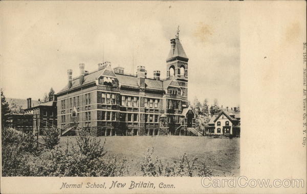 Normal School New Britain Ct Postcard