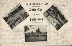 Greetings from the White City and Savin Rock Postcard