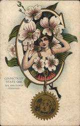 Connecticut State Girl State Girls Postcard Postcard Postcard