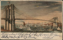 Brooklyn Bridge Postcard