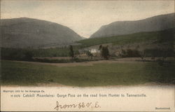 Catskill Mountains: Gorge Pass on the Road from hunter to Tannersville Postcard