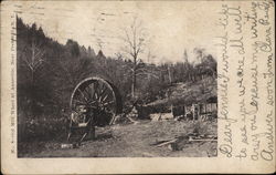 Old Mill Wheel at Annesville Postcard