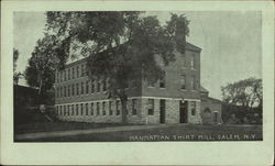 Manhattan Shirt Mill Postcard