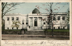 Advance Memorial Library Postcard