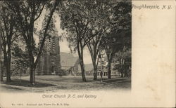 Christ Church P.E. and Rectory Postcard