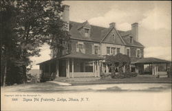 Sigma Phi Fraternity Lodge Ithaca, NY Postcard Postcard Postcard