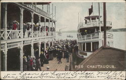 Pier Chautauqua Postcard