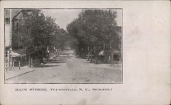 Main Street in Summer Postcard